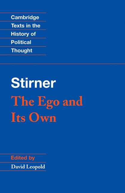 Vorderes Coverbild Stirner