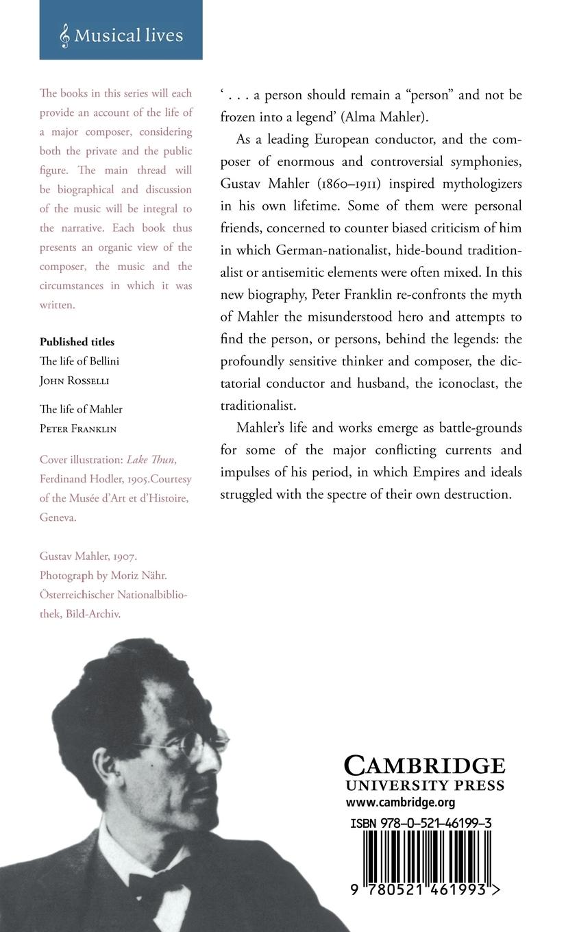 Rückseitencover The Life of Mahler