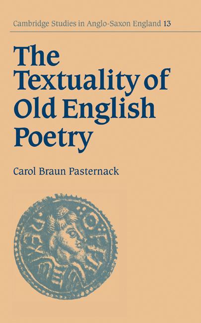 Vorderes Coverbild The Textuality of Old English Poetry