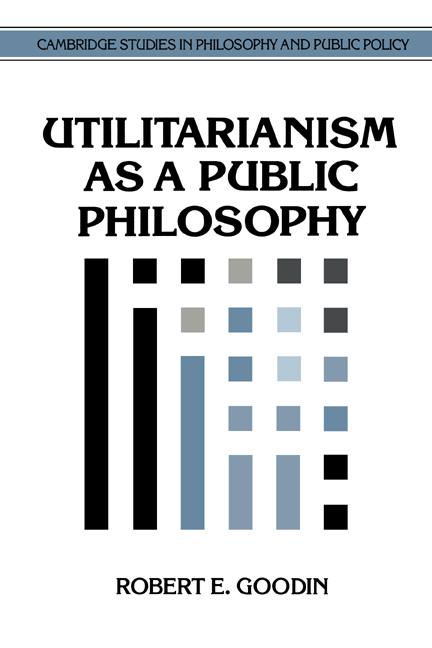 Vorderes Coverbild Utilitarianism as a Public Philosophy