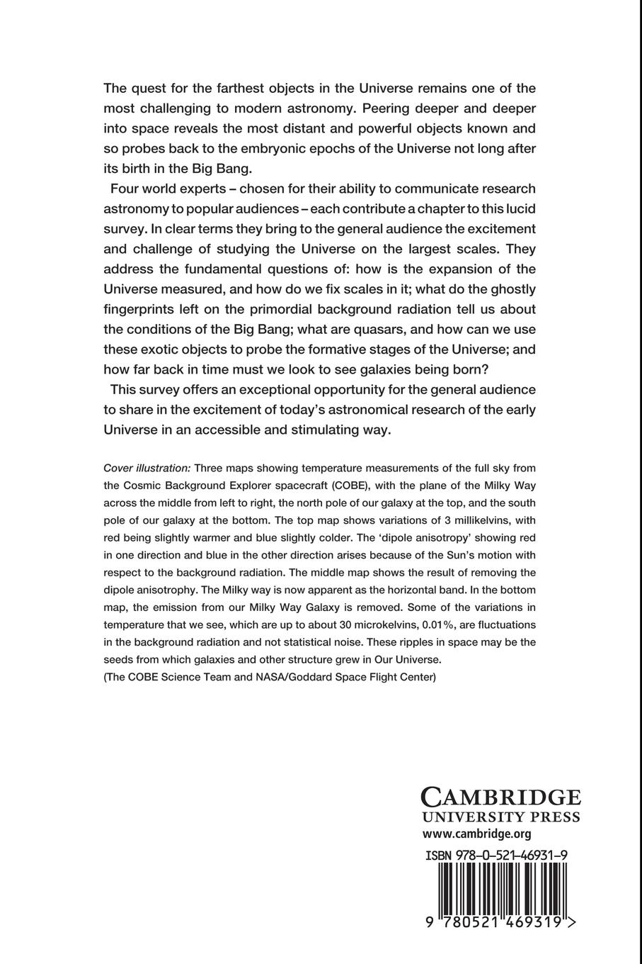 Rückseitencover The Farthest Things in the Universe