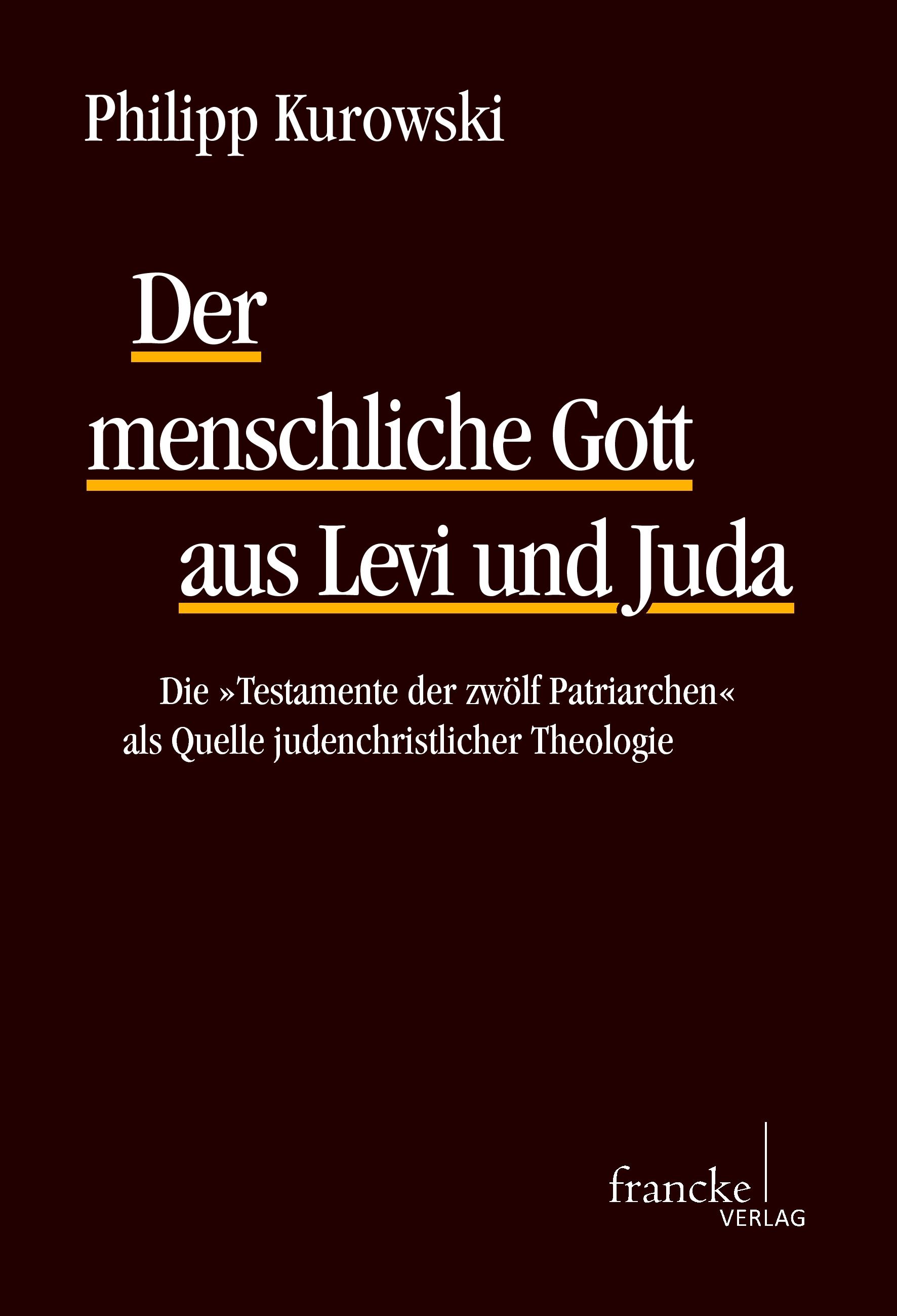 Vorderes Coverbild Der menschliche Gott aus Levi und Juda