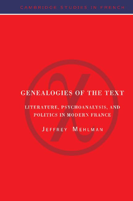 Vorderes Coverbild Genealogies of the Text