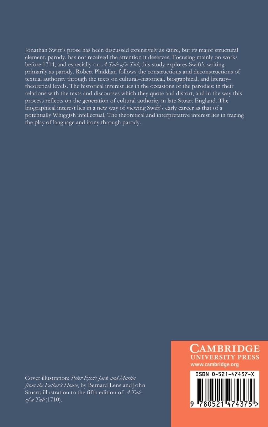 Rückseitencover Swift's Parody