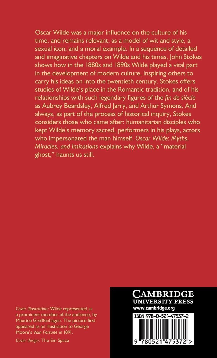 Rückseitencover Oscar Wilde