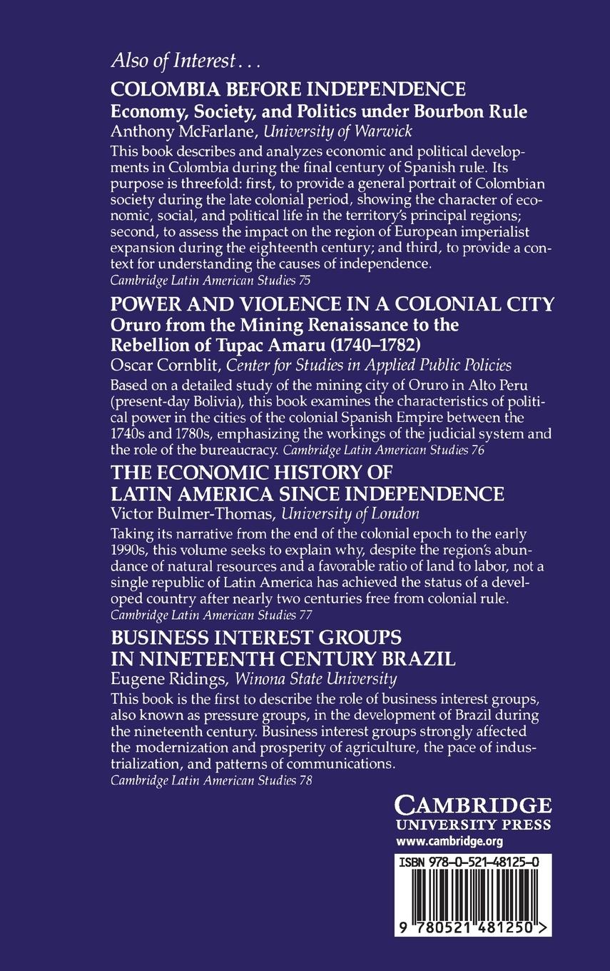 Rückseitencover The Kingdom of Quito, 1690-1830