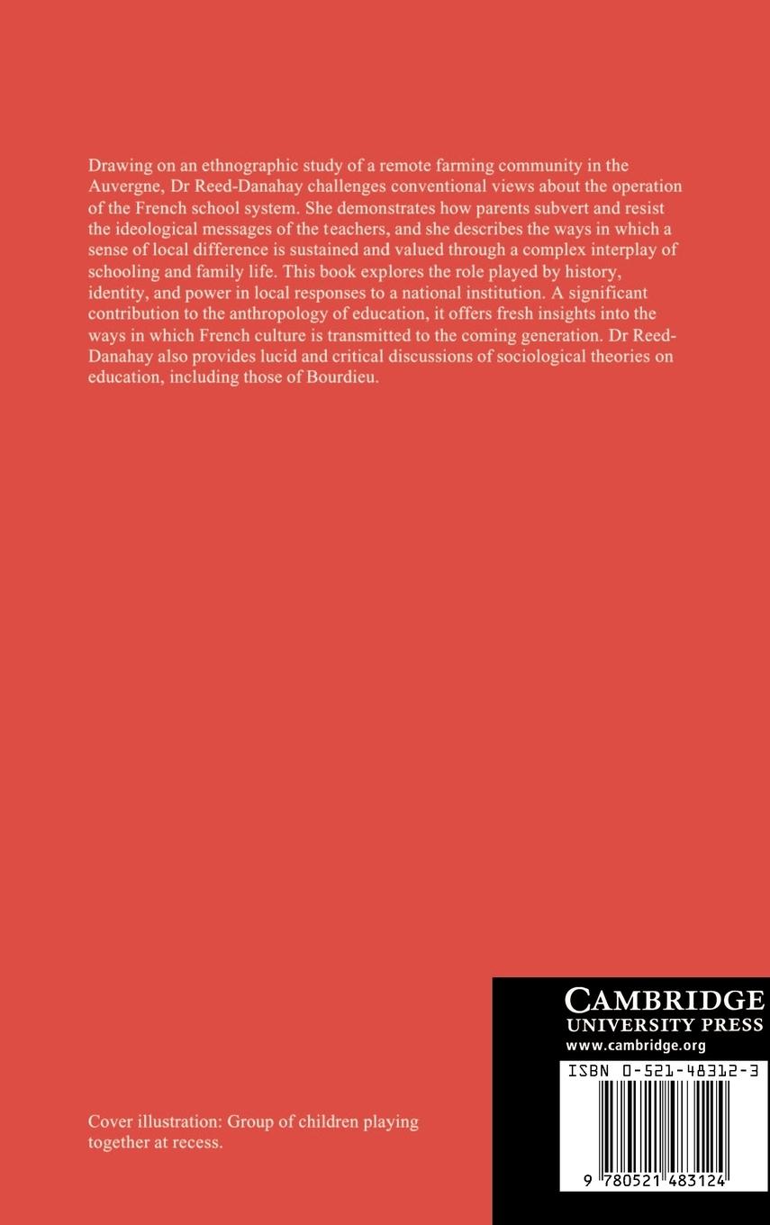 Rückseitencover Education and Identity in Rural France