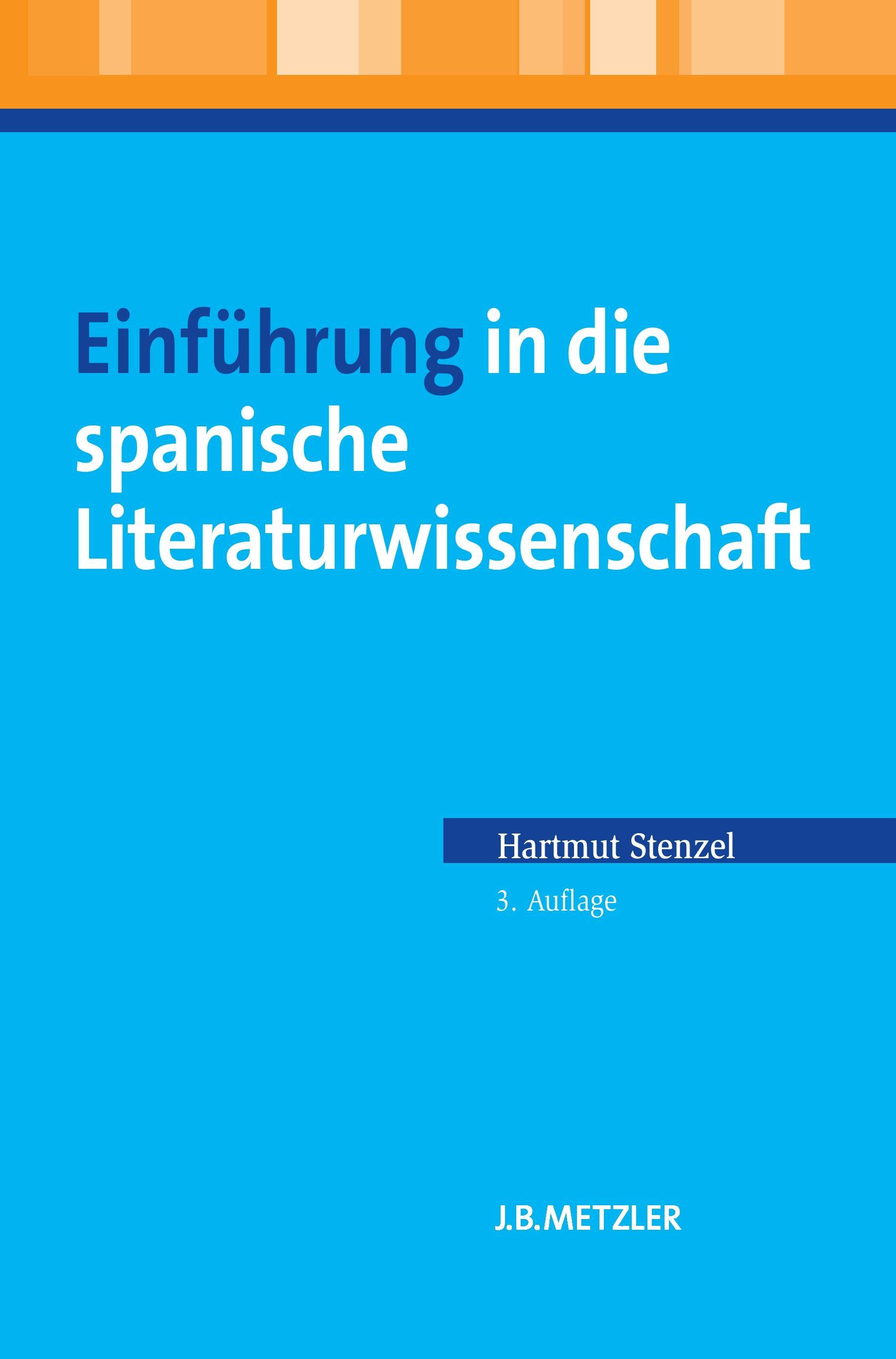 Vorderes Coverbild Einführung in die spanische Literaturwissenschaft