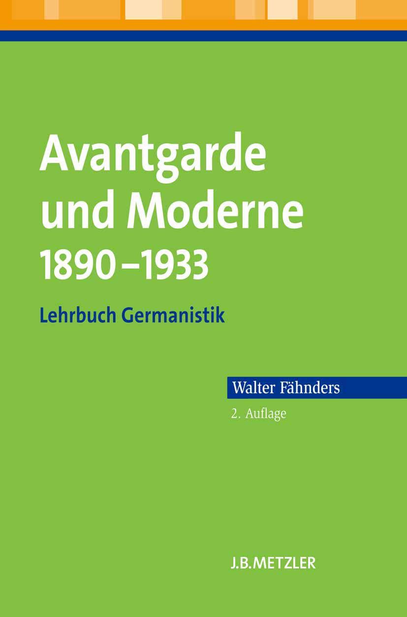Vorderes Coverbild Avantgarde und Moderne 1890-1933