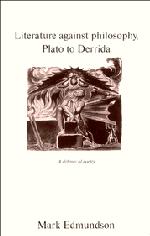 Vorderes Coverbild Literature Against Philosophy, Plato to Derrida