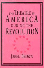 Vorderes Coverbild The Theatre in America during the Revolution
