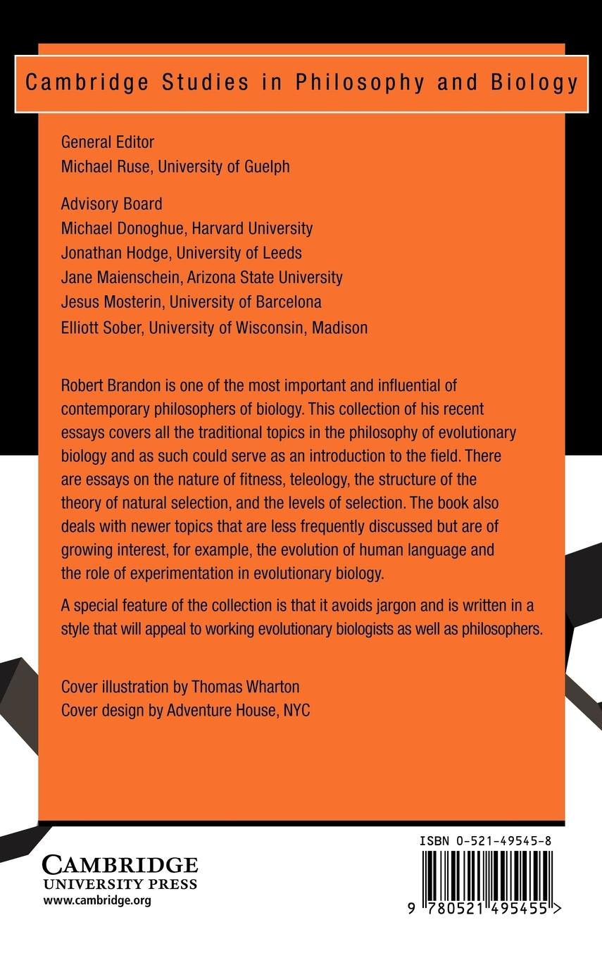 Rückseitencover Concepts and Methods in Evolutionary Biology