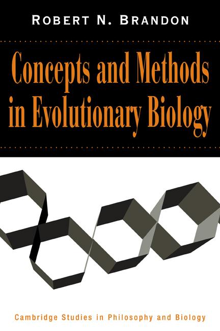 Vorderes Coverbild Concepts and Methods in Evolutionary Biology