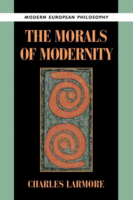 Vorderes Coverbild The Morals of Modernity