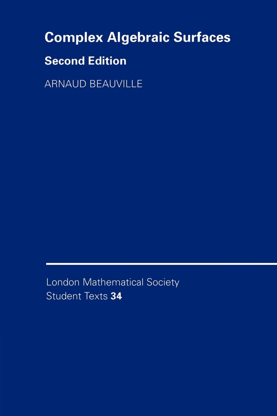 Vorderes Coverbild Complex Algebraic Surfaces