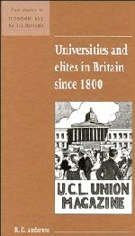Vorderes Coverbild Universities and Elites in Britain since 1800