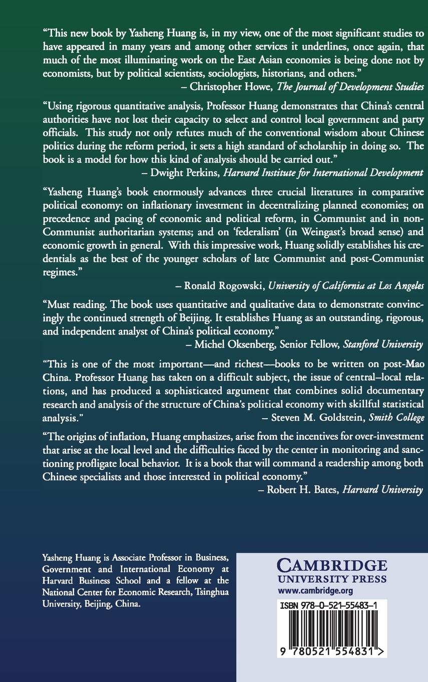 Rückseitencover Inflation and Investment Controls in China