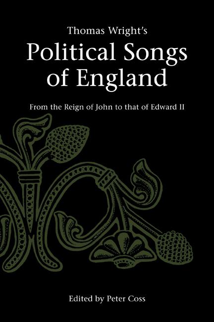 Vorderes Coverbild Thomas Wright's Political Songs of England