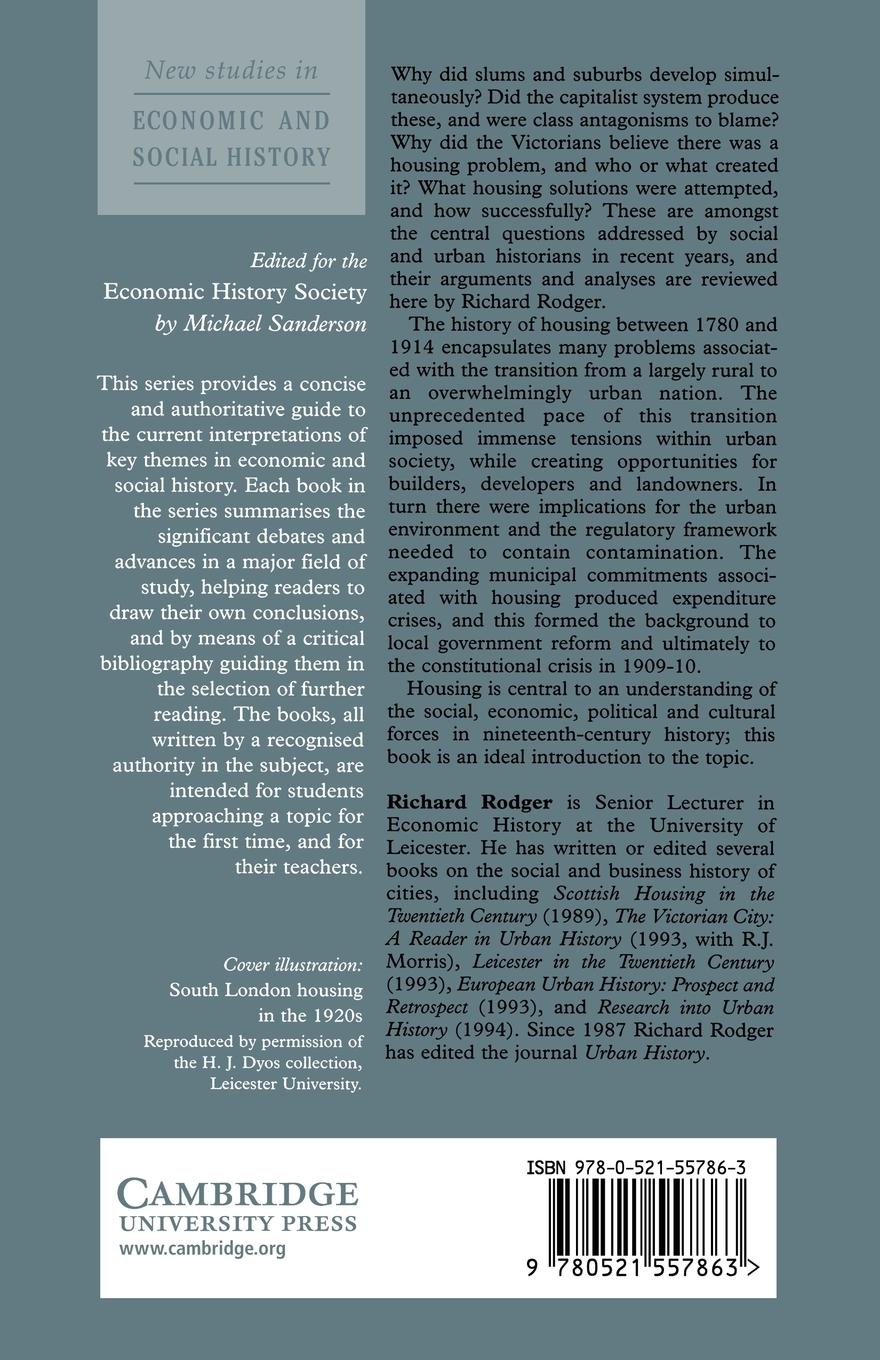 Rückseitencover Housing in Urban Britain 1780 1914