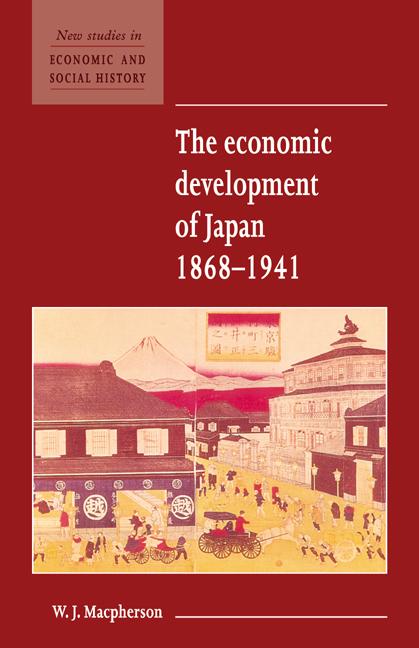 Vorderes Coverbild The Economic Development of Japan 1868 1941