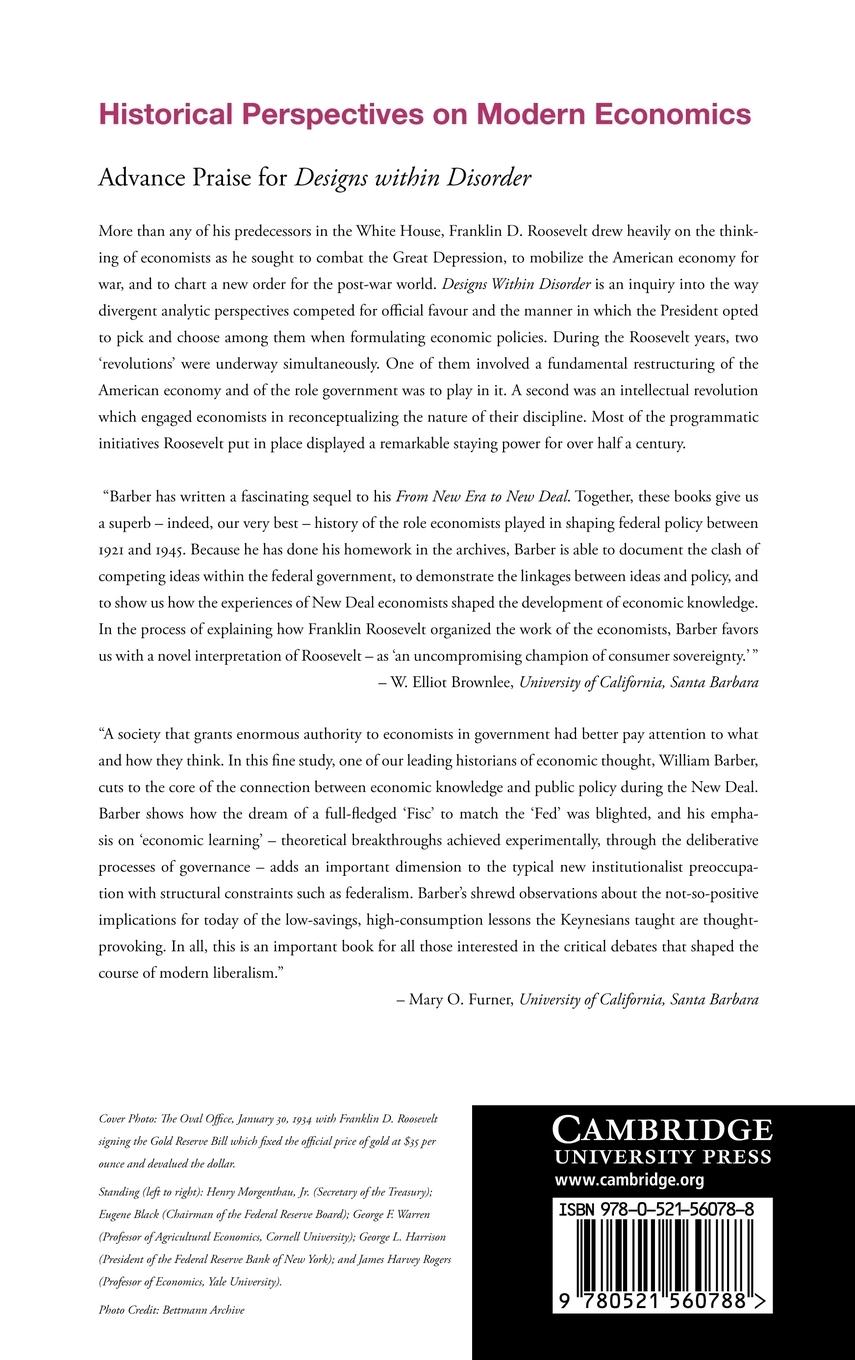 Rückseitencover Designs Within Disorder