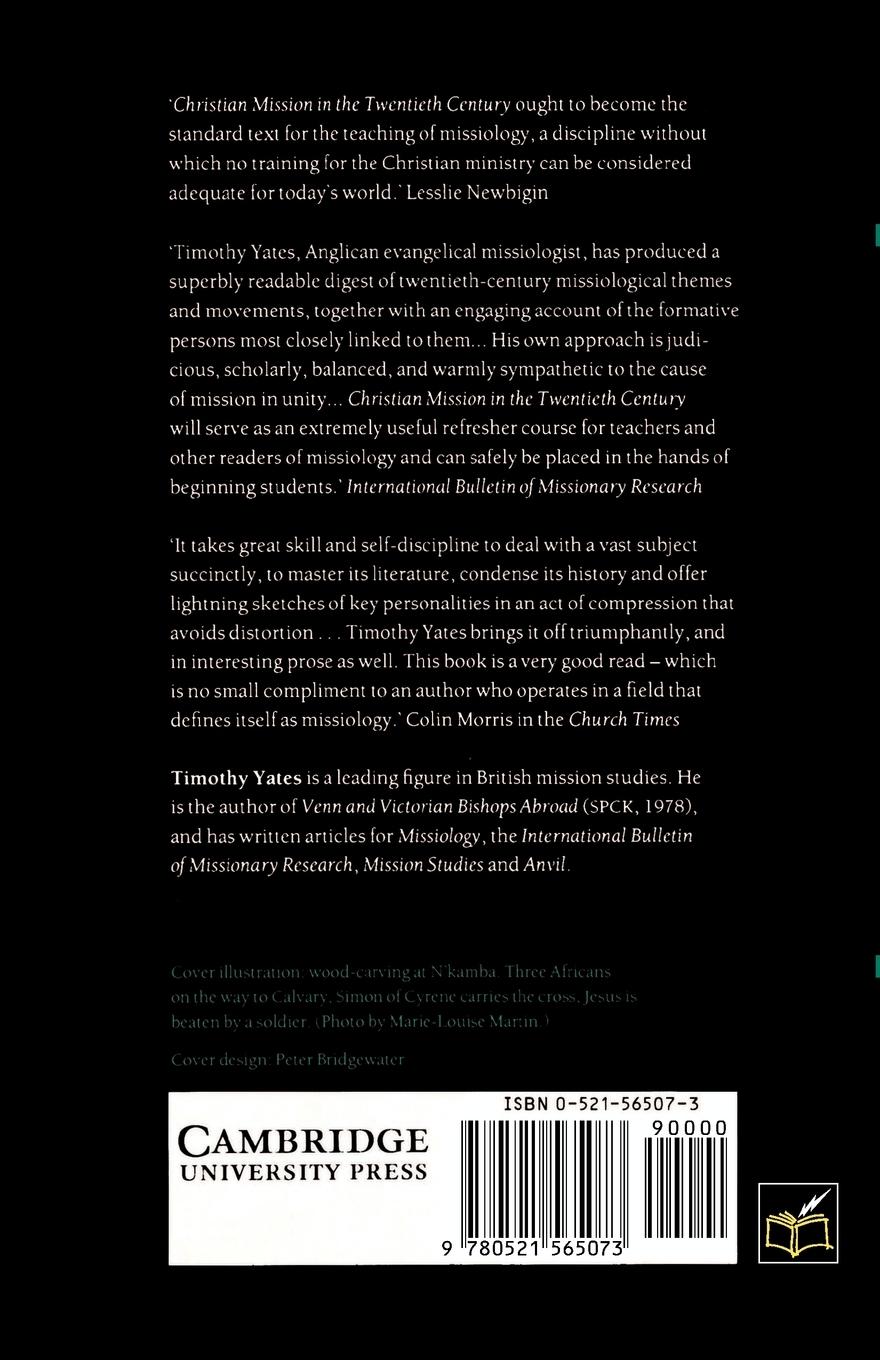 Rückseitencover Chrisitian Mission in the Twentieth Century