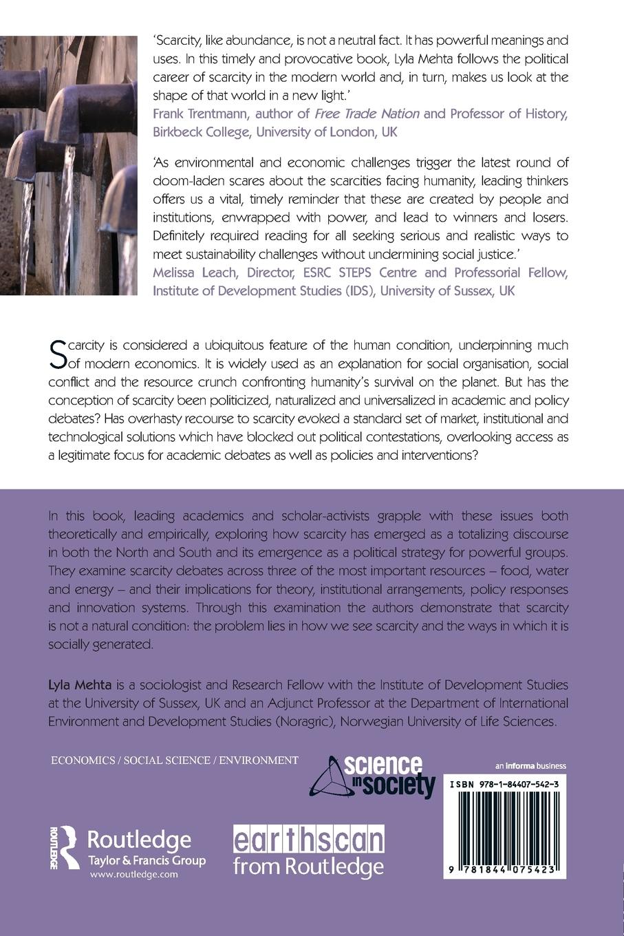 Rückseitencover The Limits to Scarcity