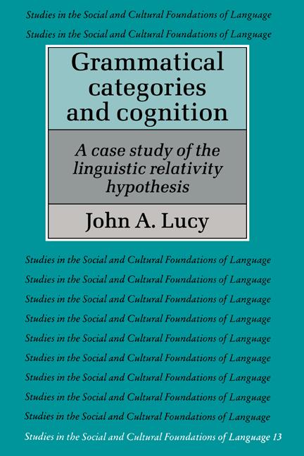 Vorderes Coverbild Grammatical Categories and Cognition