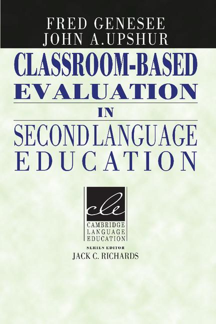 Vorderes Coverbild Classroom-Based Evaluation in Second Language Education