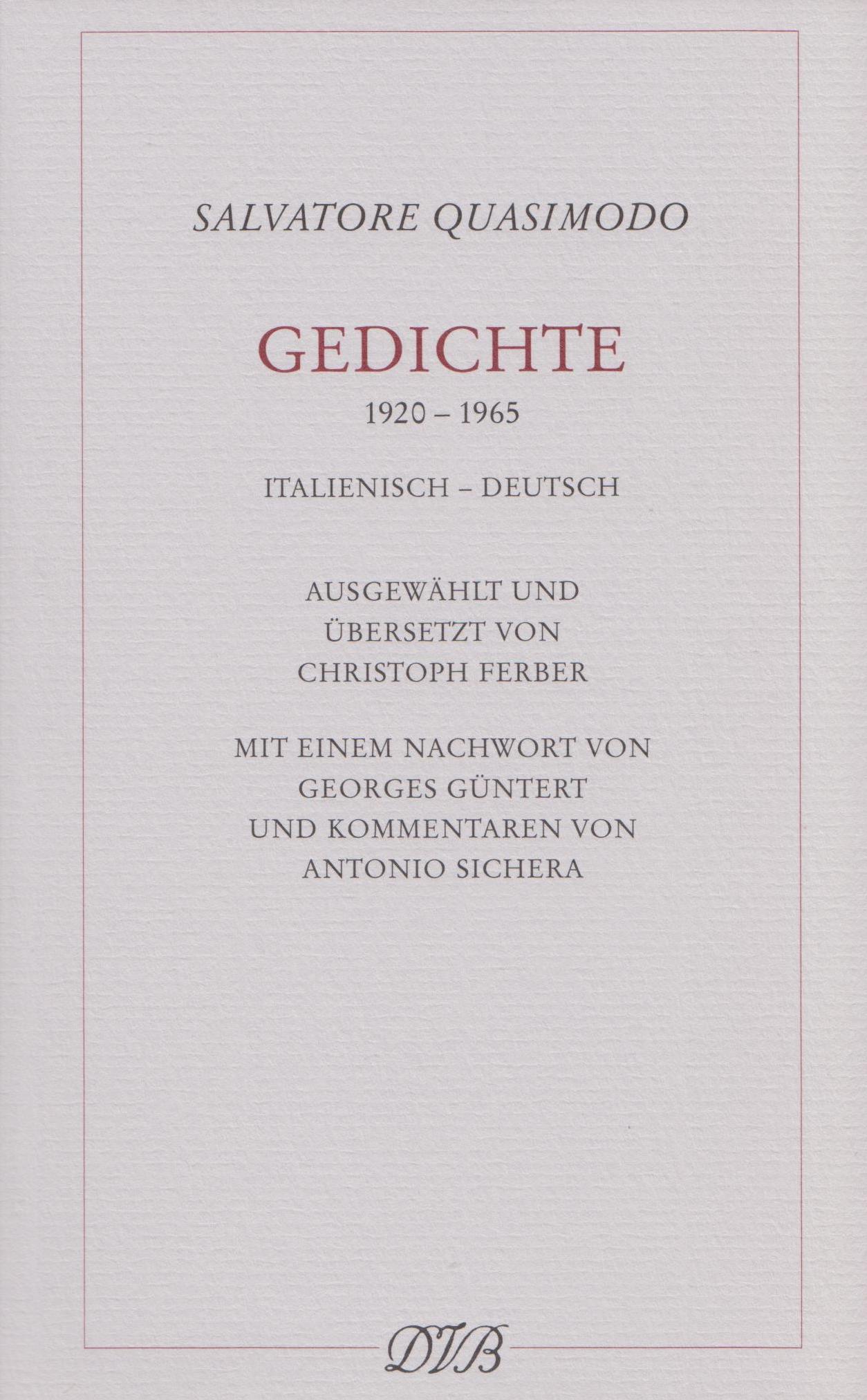 Vorderes Coverbild Gedichte