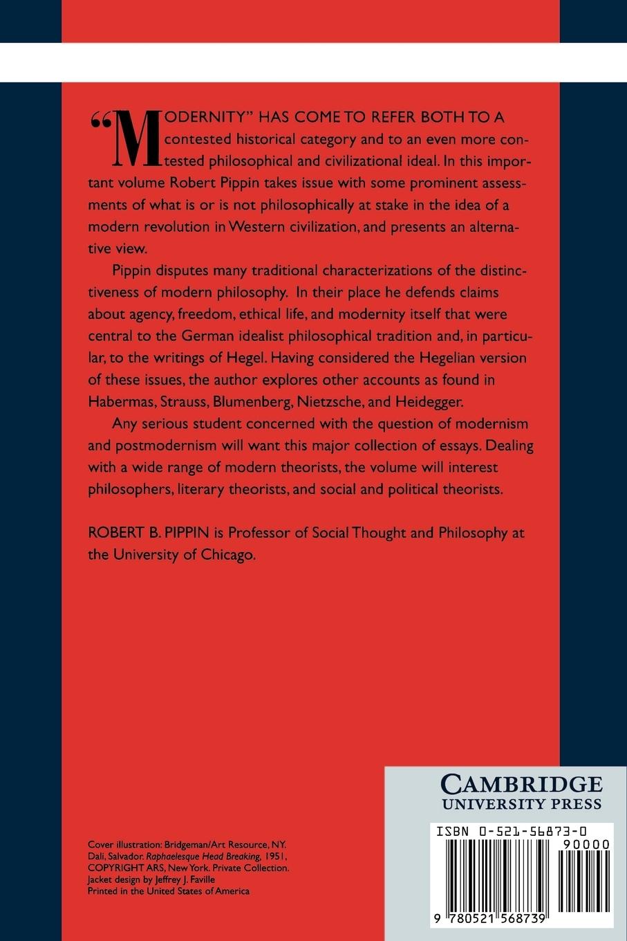 Rückseitencover Idealism as Modernism