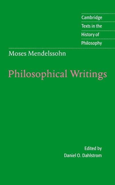 Vorderes Coverbild Moses Mendelssohn