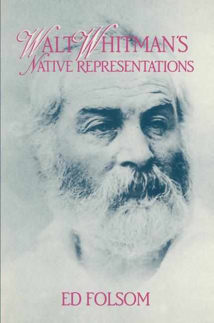 Vorderes Coverbild Walt Whitman's Native Representations