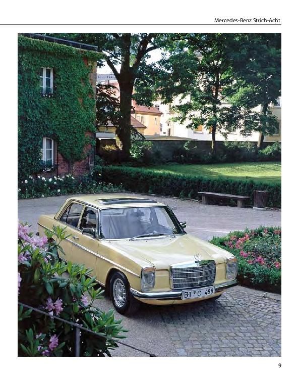 Beispielinhalt (Bild) Mercedes-Benz Strich-8 Modelle 200 - 280 E