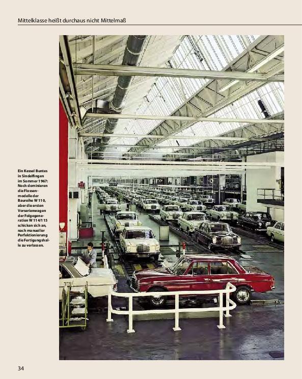 Beispielinhalt (Bild) Mercedes-Benz Strich-8 Modelle 200 - 280 E