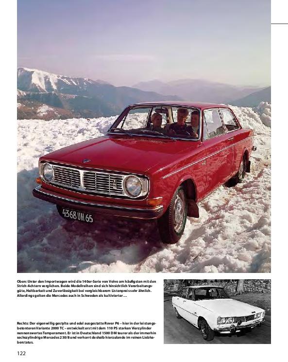 Beispielinhalt (Bild) Mercedes-Benz Strich-8 Modelle 200 - 280 E