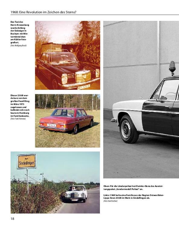 Beispielinhalt (Bild) Mercedes-Benz Strich-8 Modelle 200 - 280 E