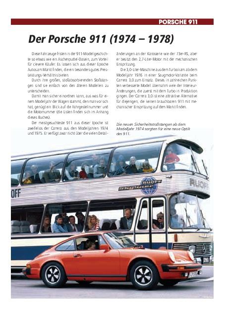 Beispielinhalt (Bild) Praxisratgeber Klassikerkauf Porsche 911