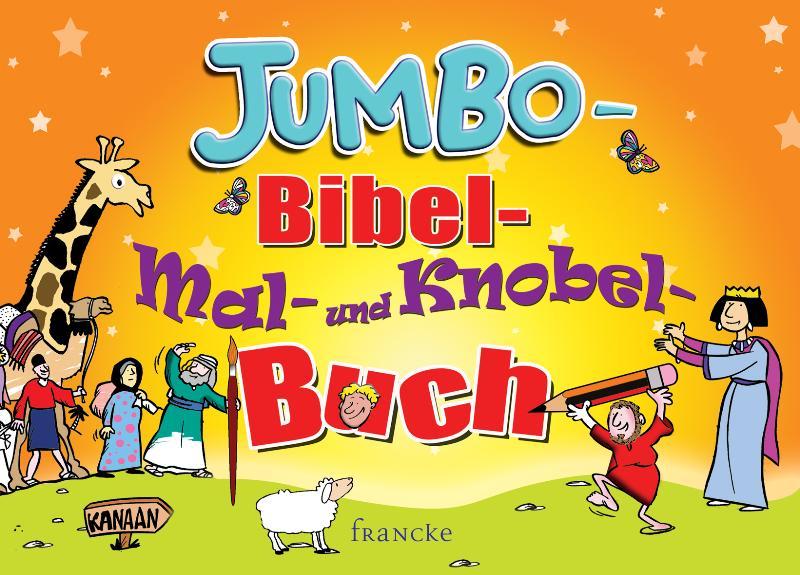 Vorderes Coverbild Jumbo-Bibel-Mal- und Knobelbuch