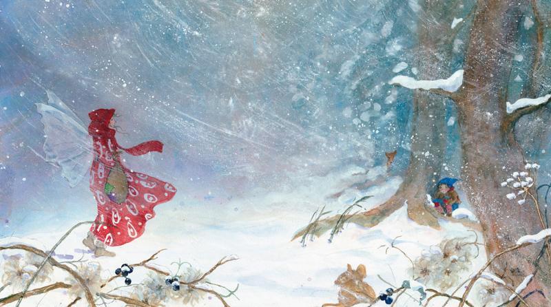 Beispielinhalt (Bild) Die kleine Elfe feiert Weihnachten