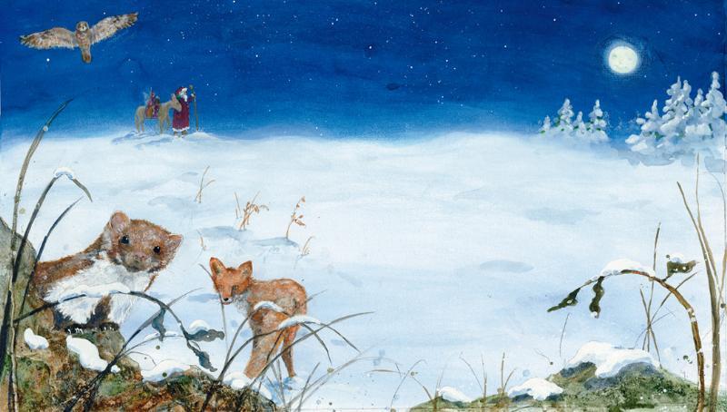 Beispielinhalt (Bild) Die kleine Elfe feiert Weihnachten