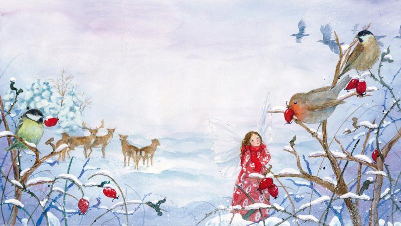 Beispielinhalt (Bild) Die kleine Elfe feiert Weihnachten