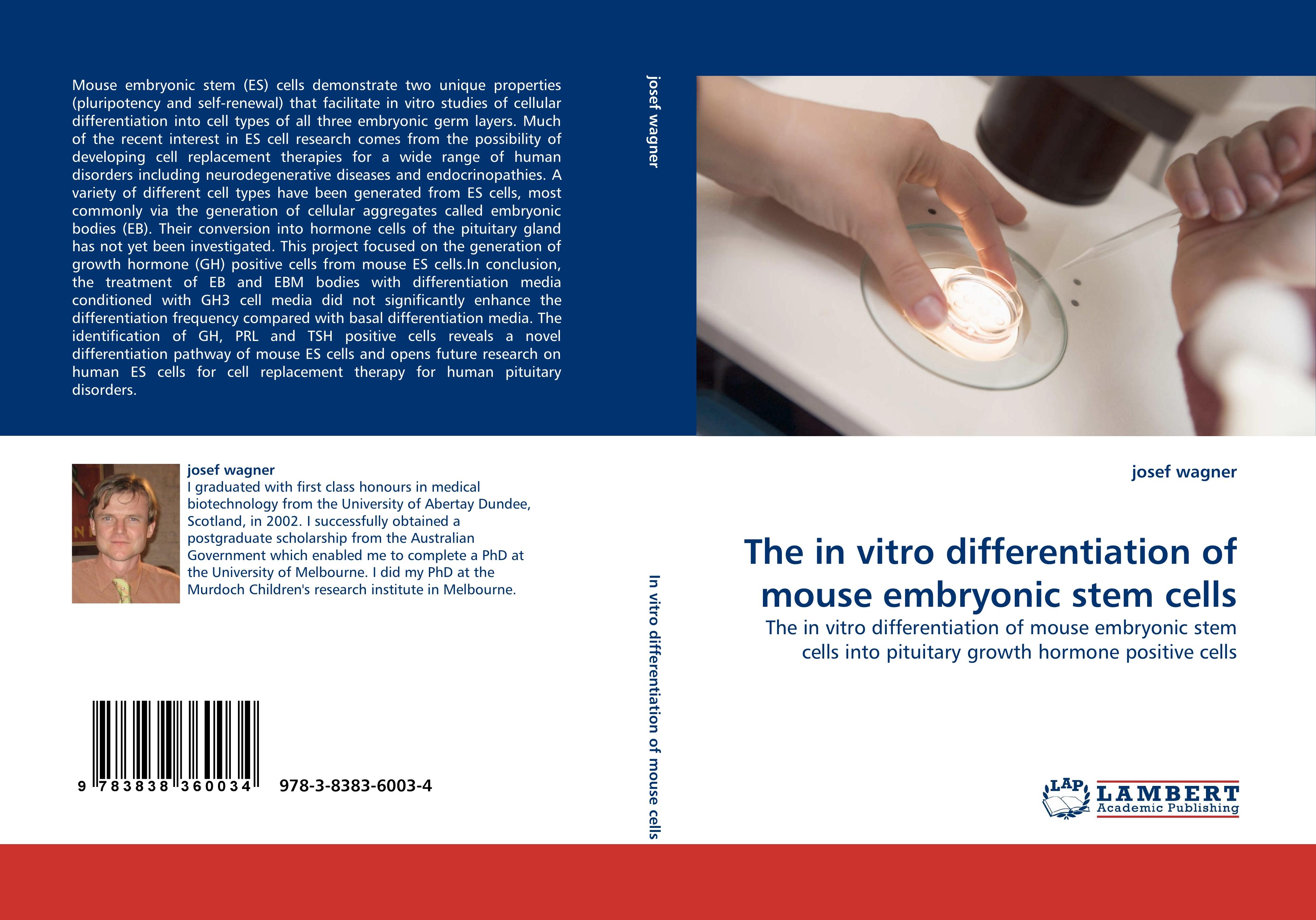 Vorderes Coverbild The in vitro differentiation of mouse embryonic stem cells