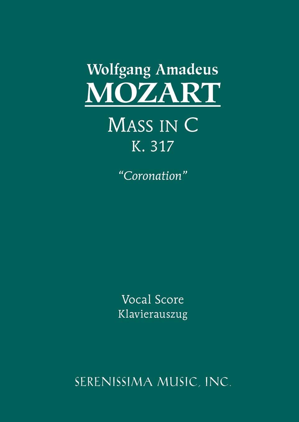 Vorderes Coverbild Mass in C major 'Coronation', K.317
