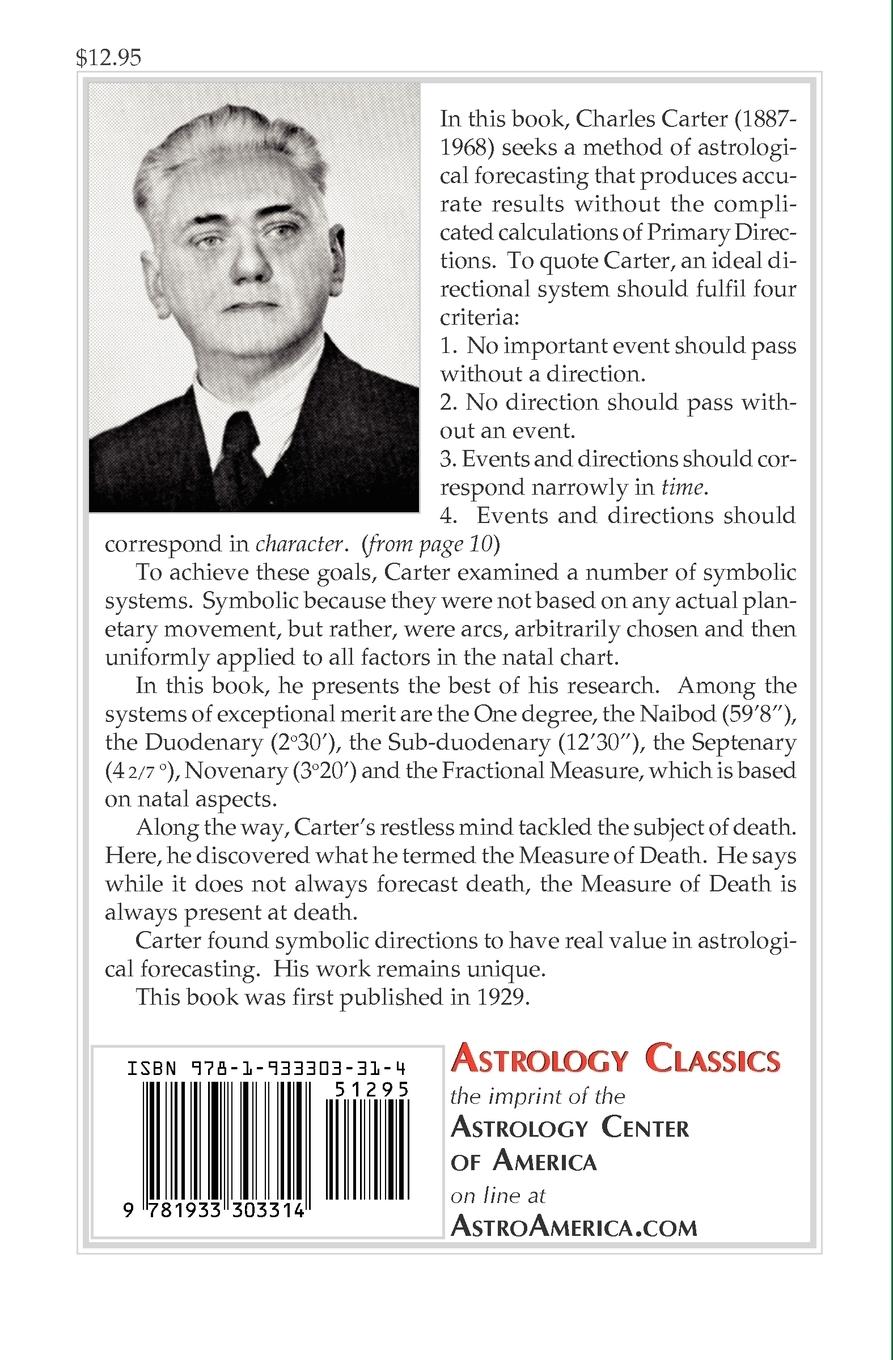 Rückseitencover Symbolic Directions in Modern Astrology