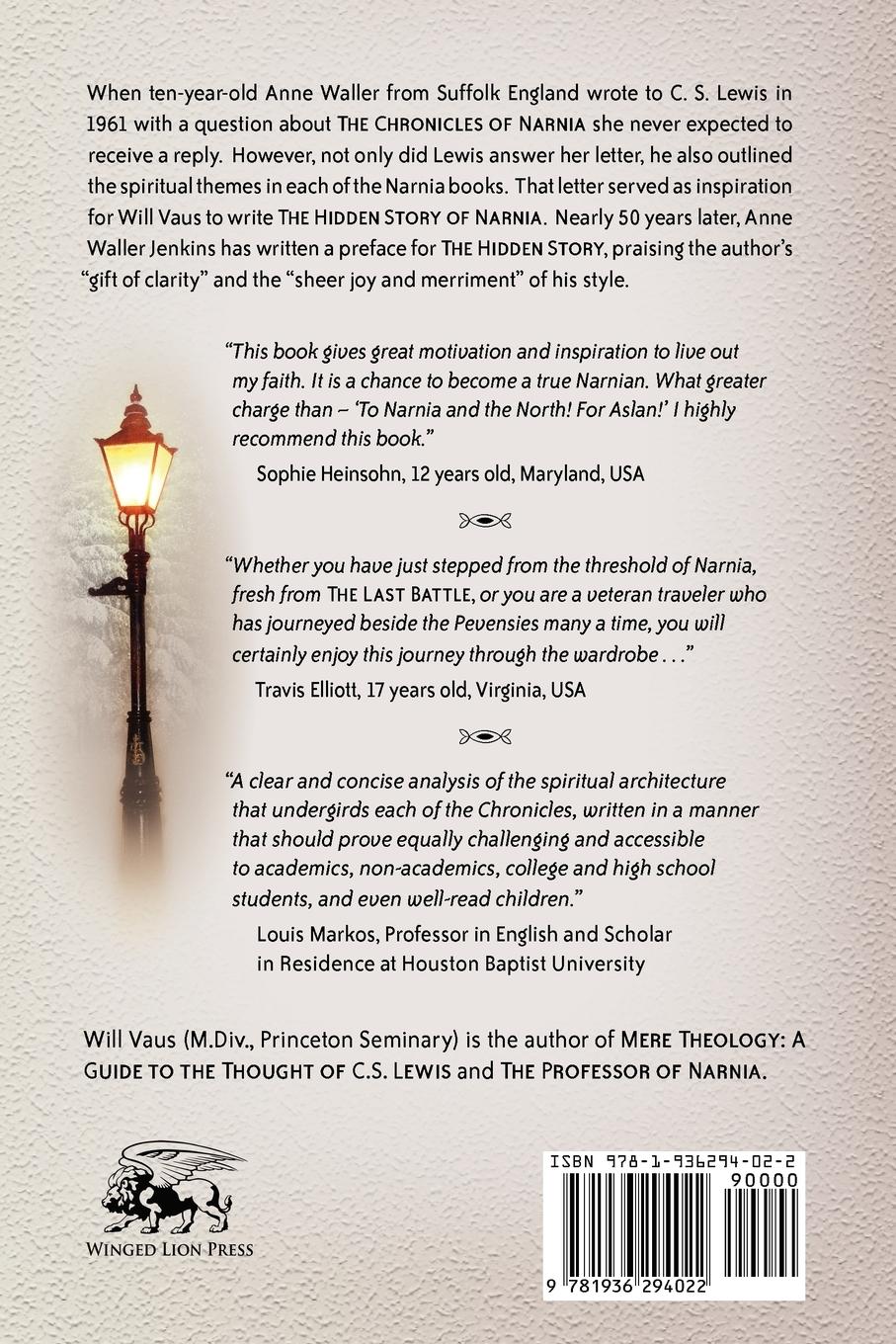 Rückseitencover The Hidden Story of Narnia