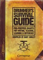 Vorderes Coverbild Drummer's Survival Guide: Pre-Prepped Charts for Writing, Teaching, Learning & Reference