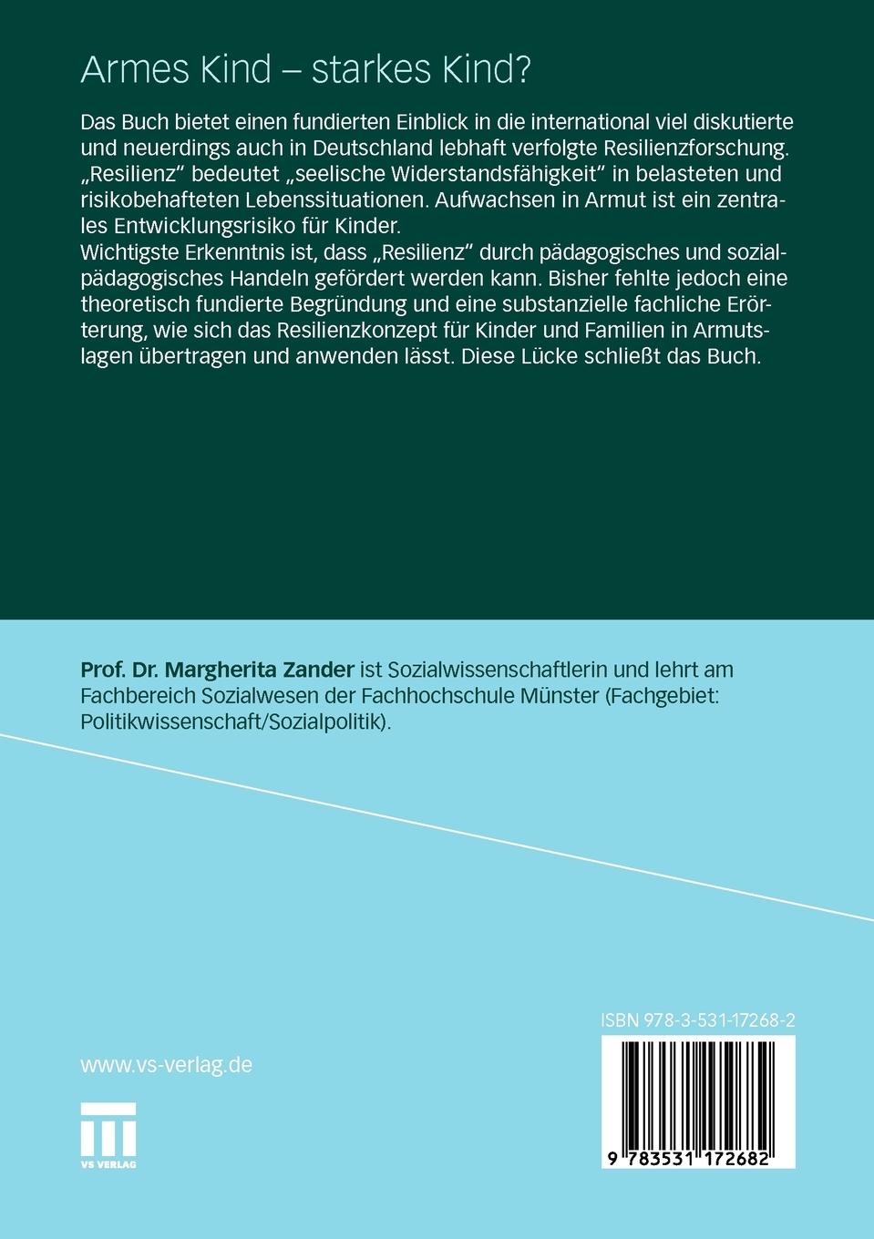 Rückseitencover Armes Kind - starkes Kind?