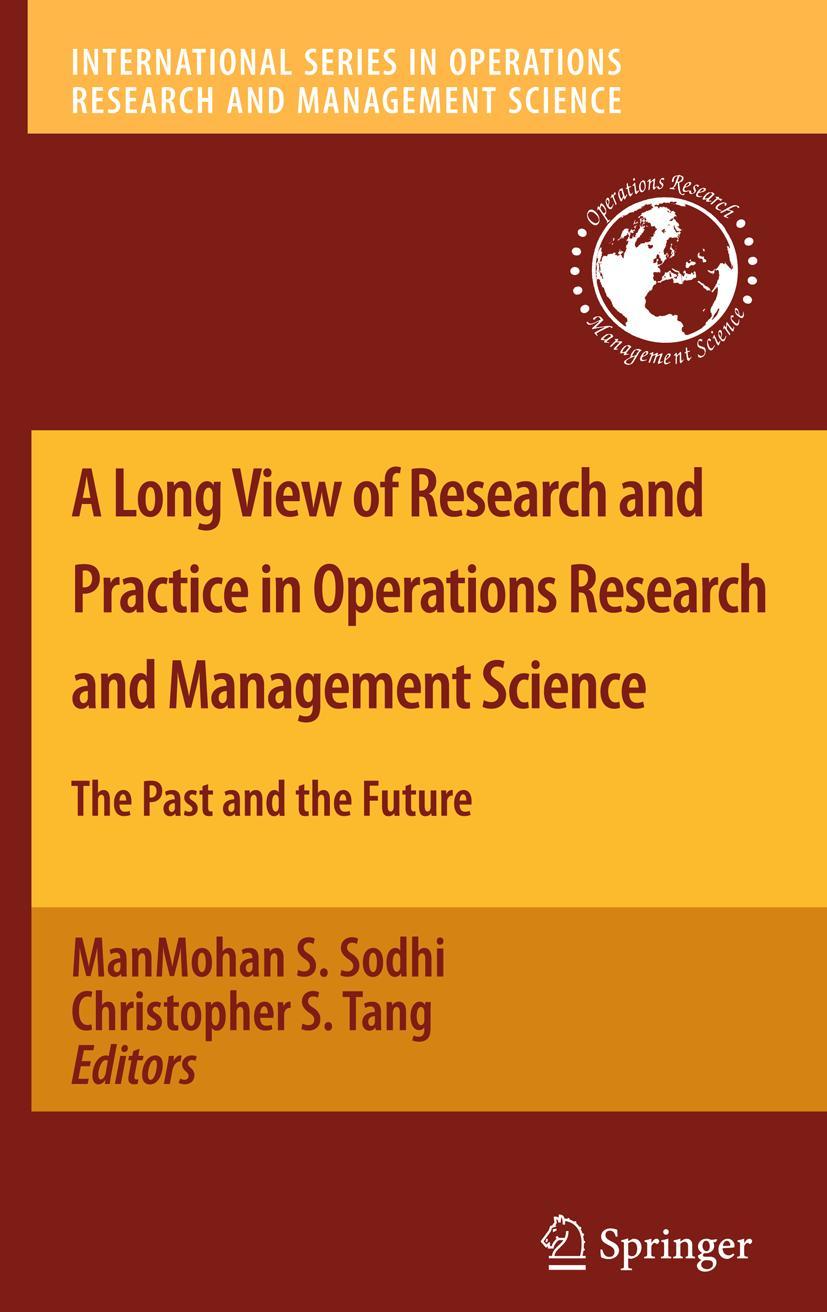 Vorderes Coverbild A Long View of Research and Practice in Operations Research and Management Science
