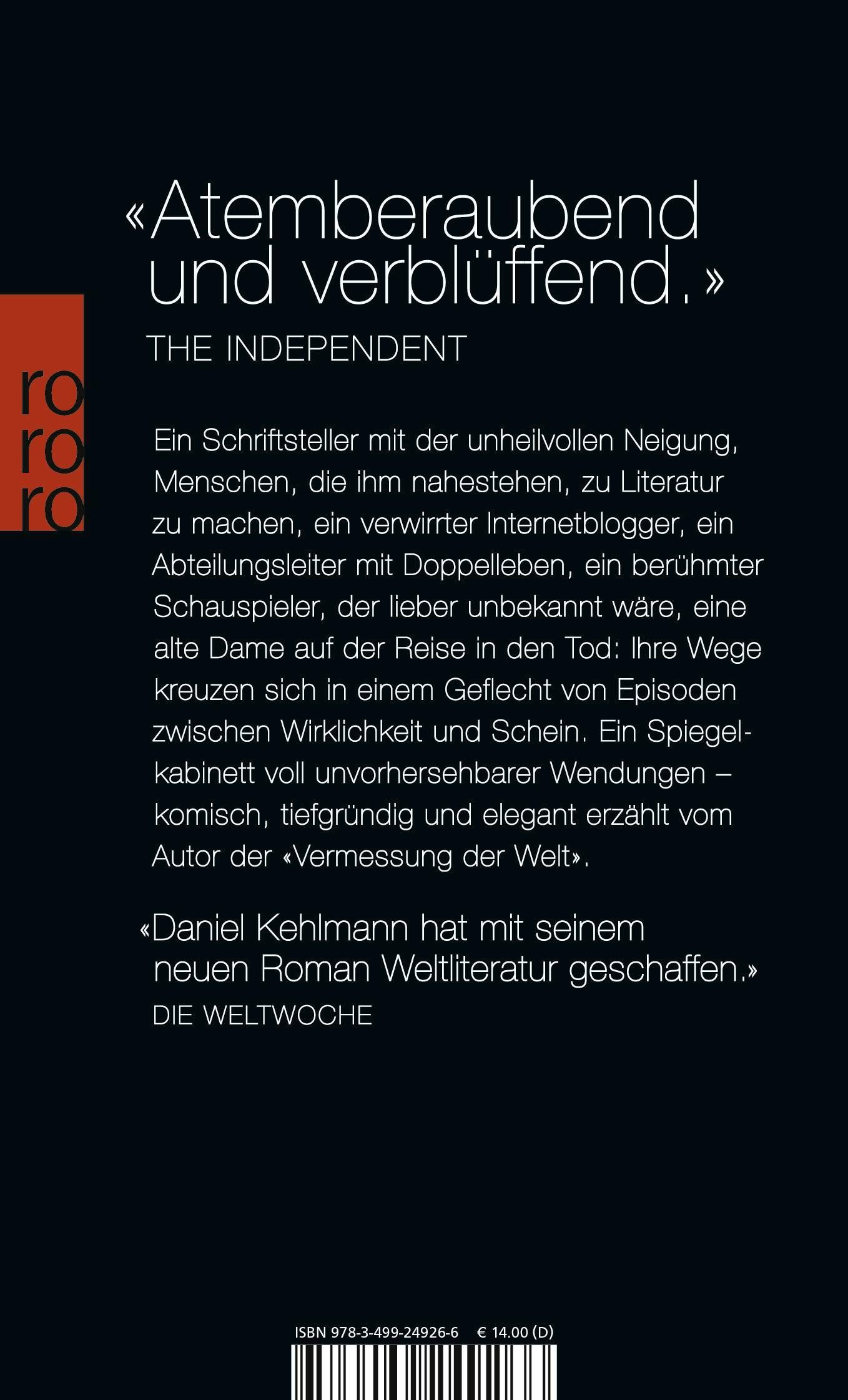 Rückseitencover Ruhm